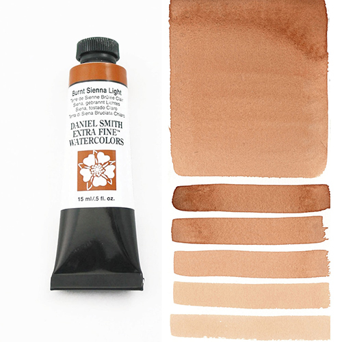 Daniel Smith Extra Fine Watercolor 15ml - Burnt Sienna Light