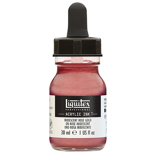 Liquitex Professional Acrylic Ink!  30mL  Iridescent Rose Gold