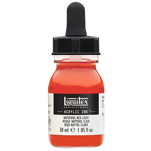  Liquitex Professional Acrylic Ink!  30mL  Naphthol Red Light