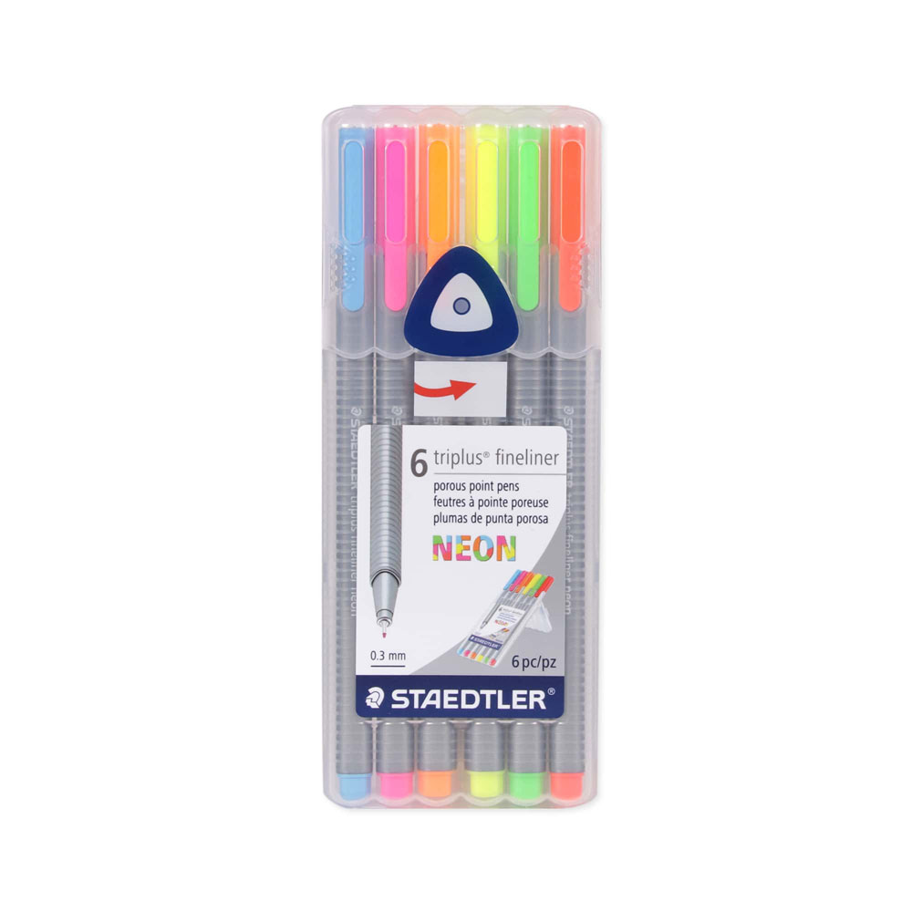 Staedtler - Triplus Marker Neon - Set of 6