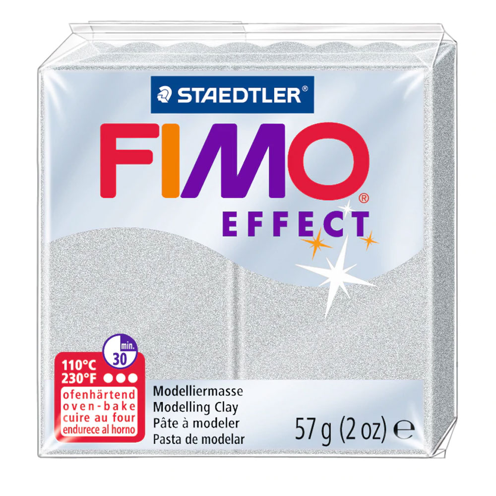 FIMO Effect - Metallic Silver - 2oz