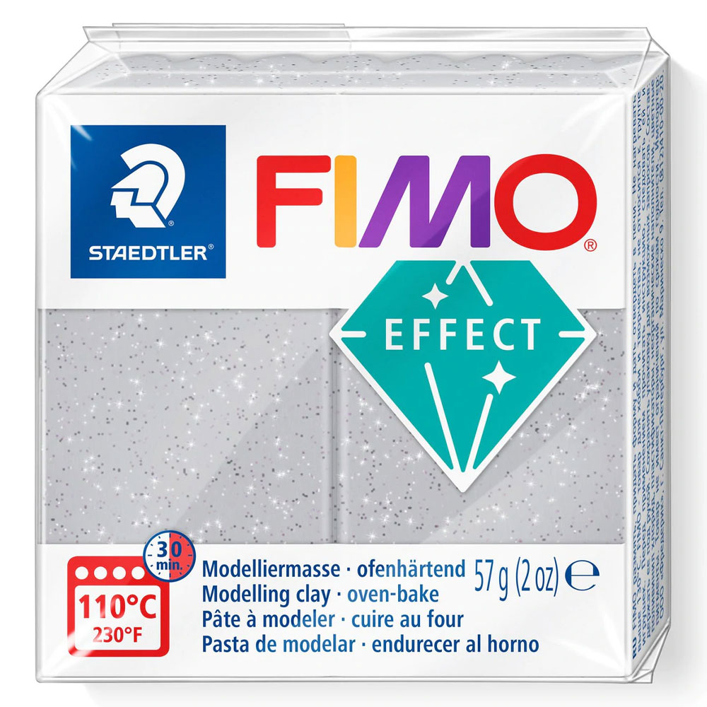 FIMO Effect - Glitter Silver - 2oz