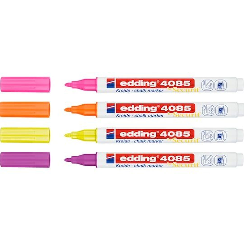 Edding Chalk Mark Set 4 Neon