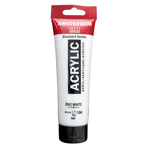 Amsterdam Standard Acrylic 120mL Tube  Zinc White