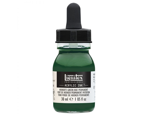 Liquitex Professional Acrylic Ink!  30mL  Hookers Green Deep Hue Permanent