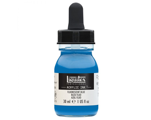 Liquitex Professional Acrylic Ink!  30mL  Fluorescent Blue