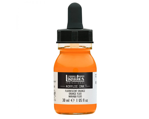 Liquitex Professional Acrylic Ink!  30mL  Fluorescent Orange