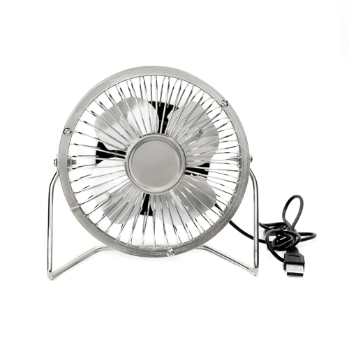 Kikkerland USB Desk Fan - Silver