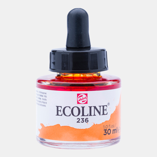 Ecoline Liquid Watersoluble Ink - 30mL - Light Orange