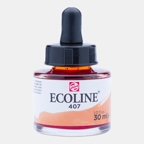 Ecoline Liquid Watersoluble Ink - 30mL - Deep Ochre