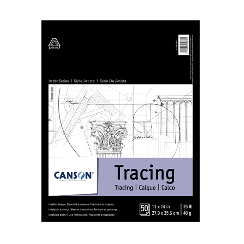 Canson Foundations Tracing Pad - 11x14 - 50 Sheets