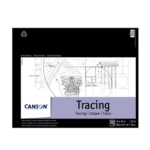 Canson Foundations Tracing Pad - 19x24 - 50 Sheets