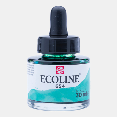 Ecoline Liquid Watersoluble Ink - 30mL - Fir Green