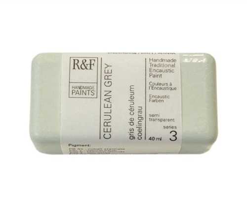 R&F Encaustic  40mL  Cerulean Grey