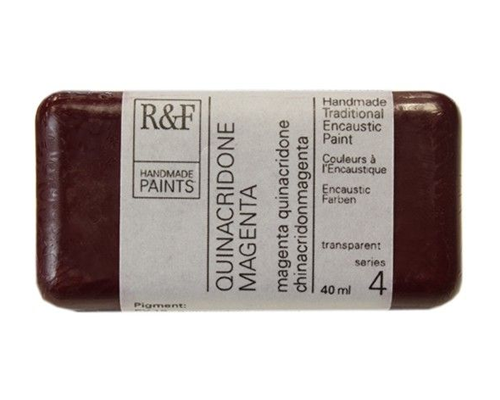 R&F Encaustic  40mL  Quinacridone Magenta