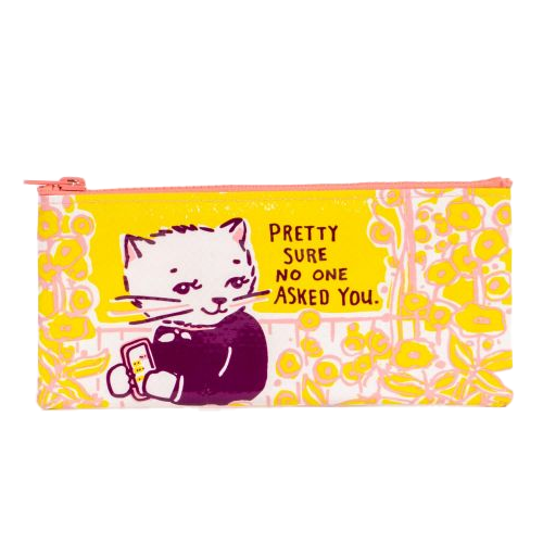 Blue Q Pencil Case - No One Asked