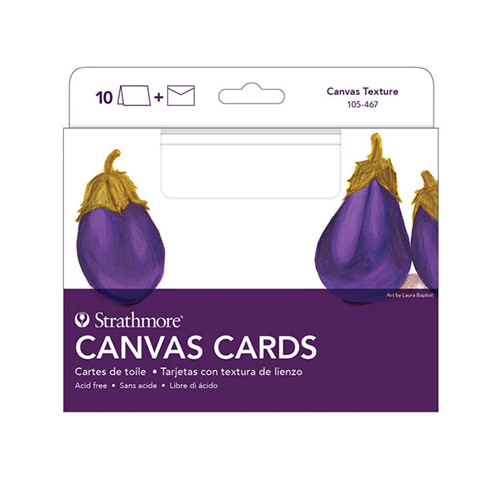 Strathmore Canvas Cards - 5" x 6.8"  - Pack of 10