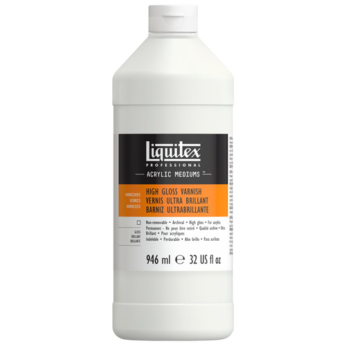 Liquitex Acrylic Permanent Varnish 32oz High Gloss