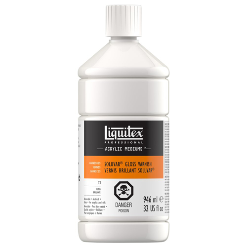 Liquitex Soluvar Varnish 32oz - Gloss