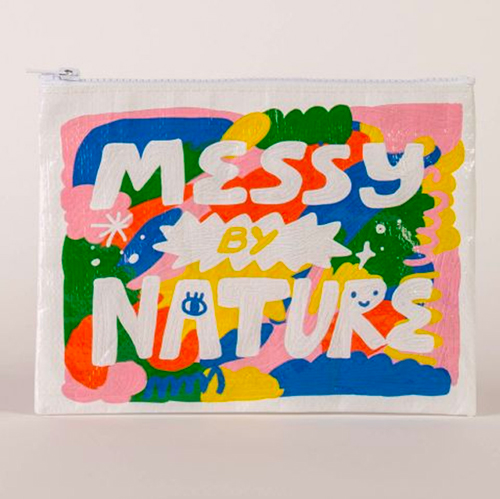 Blue Q Zipper Pouch – Messy By Nature