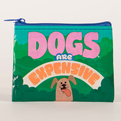 Blue Q Coin Purse - Dogs are Expensive