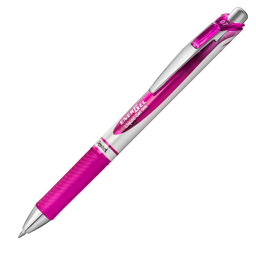 Pentel Energel - Retractable Gel Pen - Magenta