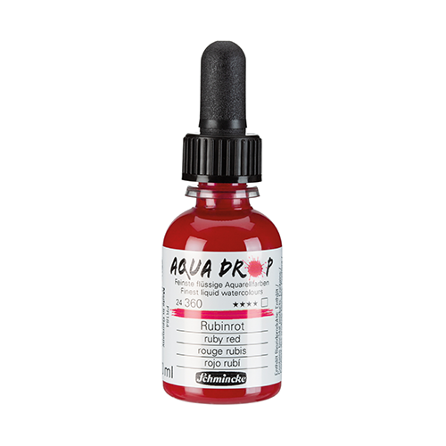 Schmincke Aqua Drop Watercolour 30ml - Ruby Red