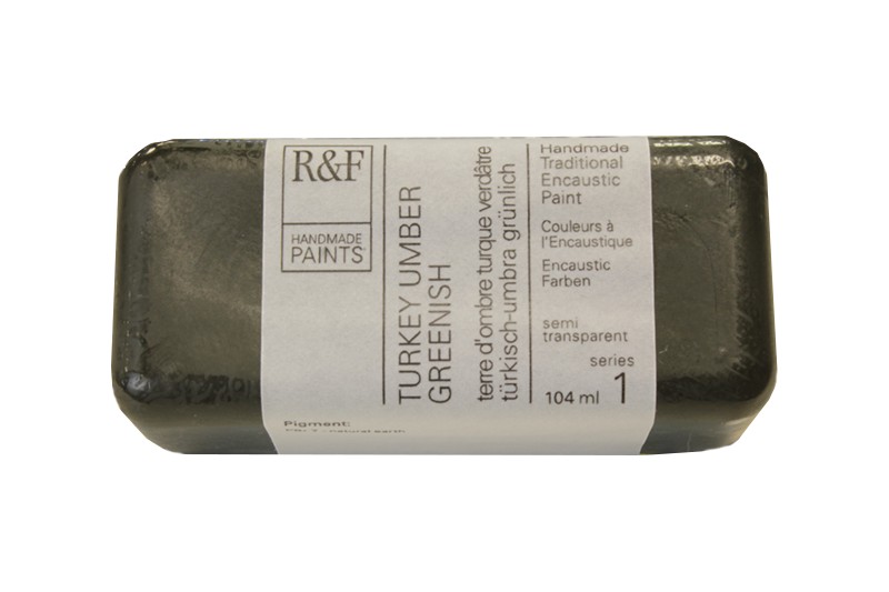 R&F Encaustic  104mL  Turkey Umber Greenish