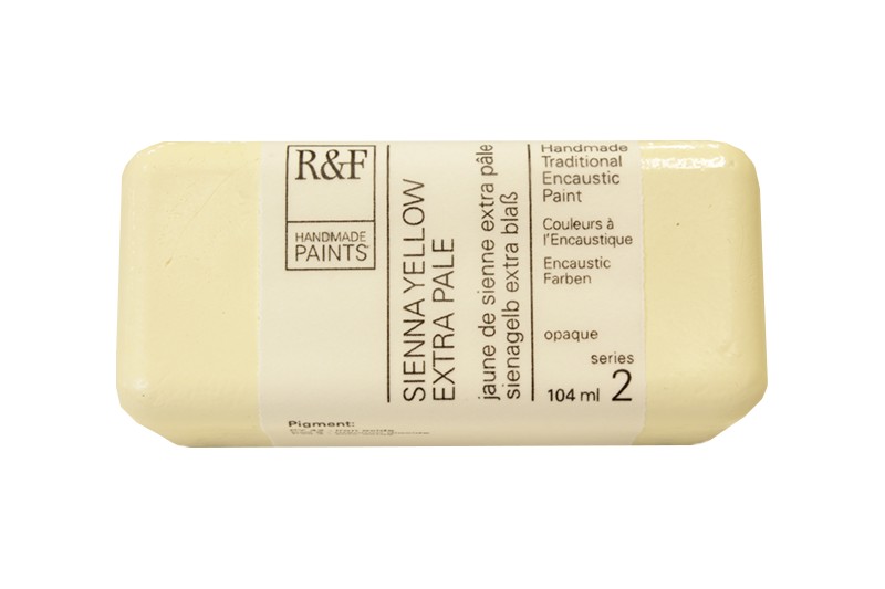 R&F Encaustic  104mL  Sienna Yellow Extra Pale