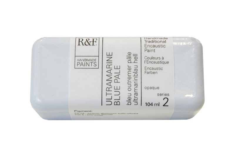 R&F Encaustic  104mL  Ultramarine Blue Pale