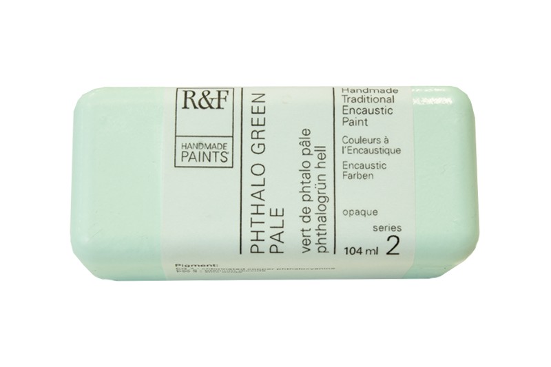 R&F Encaustic  104mL  Phthalo Green Pale