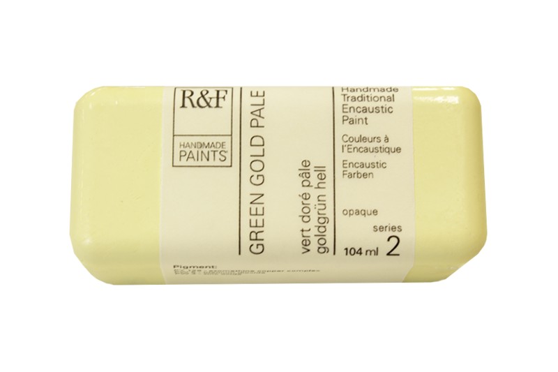 R&F Encaustic  104mL  Green Gold Pale