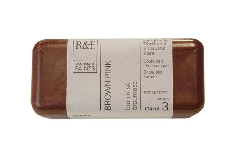 R&F Encaustic  104mL  Brown Pink