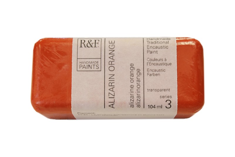 R&F Encaustic  104mL  Alizarin Orange