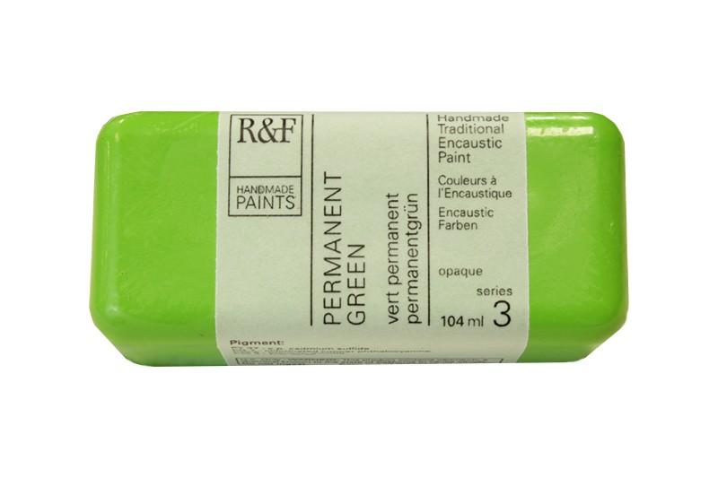 R&F Encaustic  104mL  Permanent Green