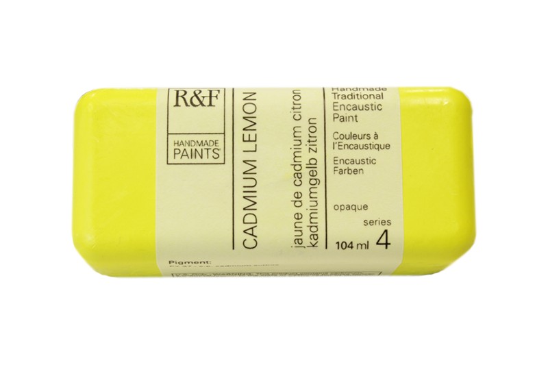 R&F Encaustic  104mL  Cadmium Lemon