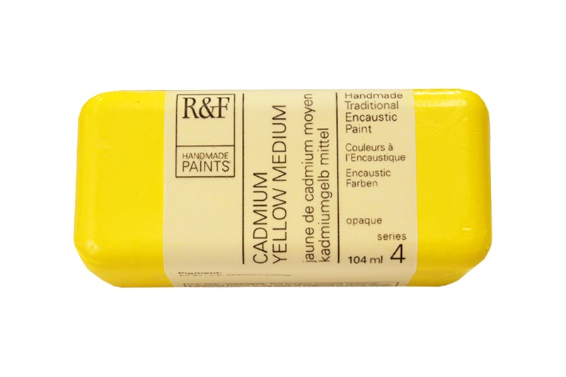 R&F Encaustic  104mL  Cadmium Yellow Medium