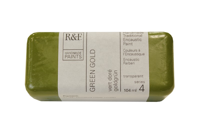 R&F Encaustic  104mL  Green Gold