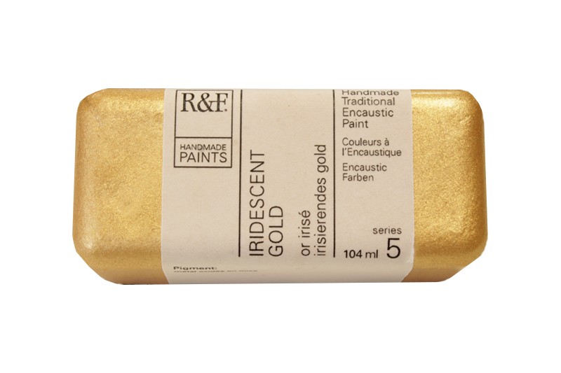 R&F Encaustic  104mL  Iridescent Gold