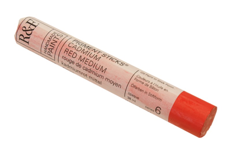 R&F Pigment Stick  38mL  Cadmium Red Medium