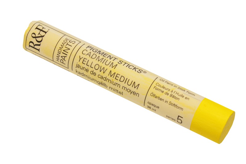 R&F Pigment Stick  38mL  Cadmium Yellow Medium