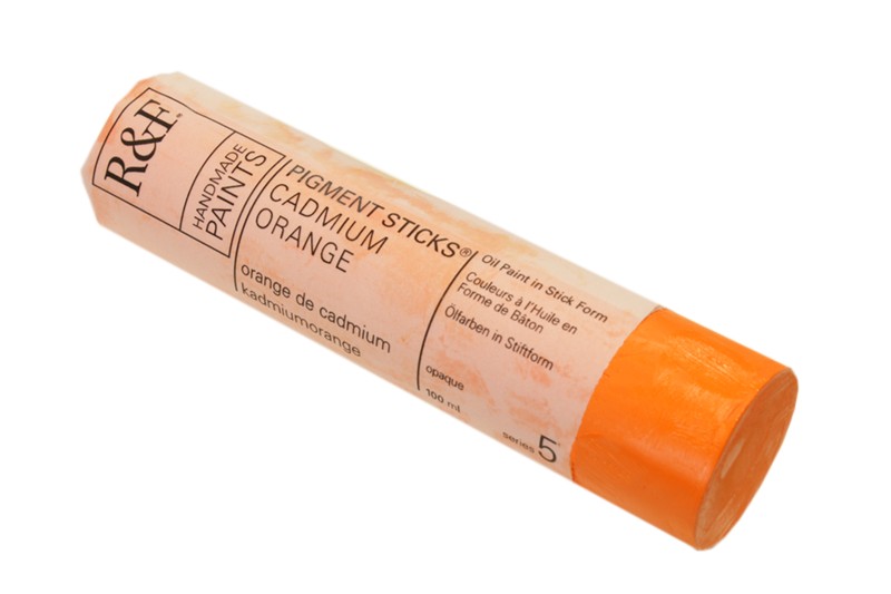 R&F Pigment Stick  100mL  Cadmium Orange