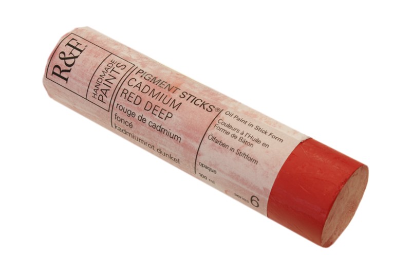 R&F Pigment Stick  100mL  Cadmium Red Deep