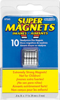 Super Magnets 0315”dia. x .118” thick-Package/10