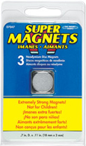 Super Magnets 0.709”dia. x .118” thick-Package/3
