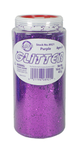 Glitter 1lb Shaker Bottle Purple