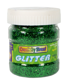 Glitter 4oz Shaker Bottle Green