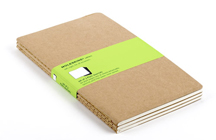 Moleskine Cahier Plain Large Kraft Set of 3