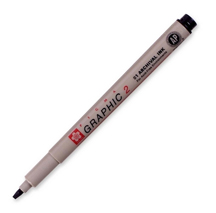 Sakura Pigma Graphic Pen 2.00mm - Black