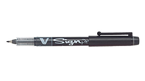 Pilot V-Signpen - Black